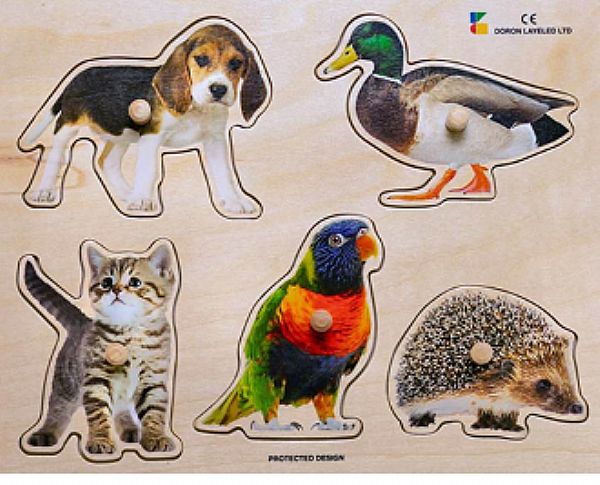 פאזל כפתור חיות מחמד